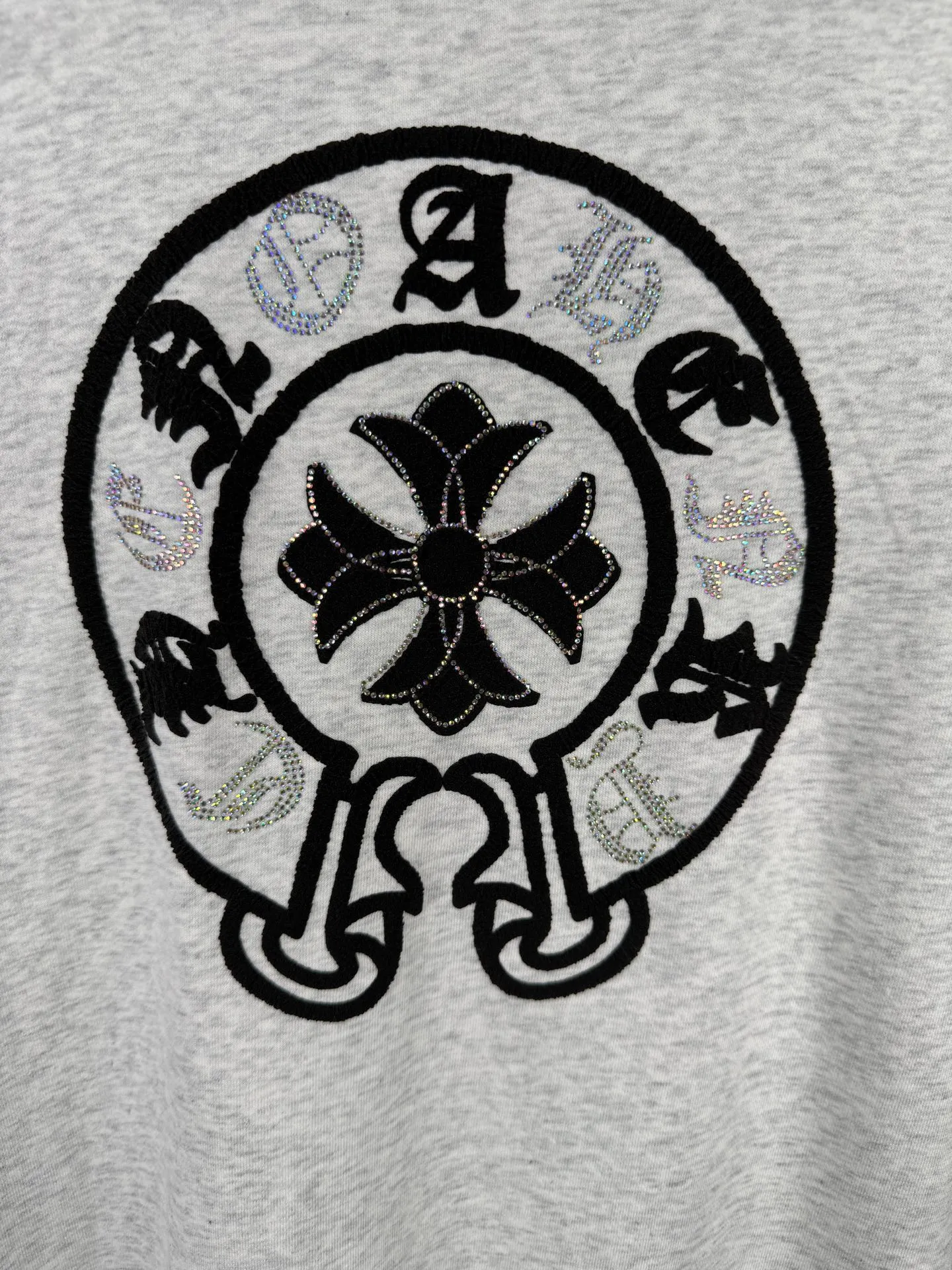 # 𝗖𝗵𝗿𝗼𝗺𝗲 𝗛𝗲𝗮𝗿𝘁𝘀/ Ch ！ ！ ！ ！ Same Style ！ ：Light Gray Dark Gray Black Size：S-XL